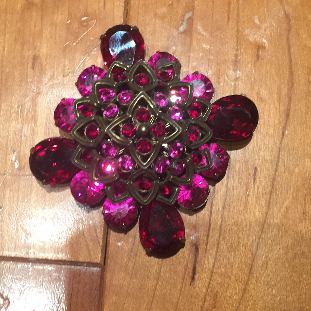 Ruby Brooch